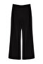 Siyah Wide Leg/Geniş Paça Yüksek Bel Dokuma Kumaş Pantolon TWOSS23PL00314 - 7