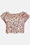 BCC02769 - All Over Sequin Cap Sleeve T-Shirt - 2