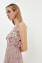 BCC00340 Model Halter Neck Embroidered Maxi Dress - 2