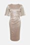 BCC01143 Model - Metallic Open Sleeve Ruche Outfit - 4