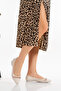 Women's Beige Stoned Comfortable Ballerinas