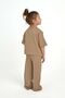 Butterfly Patterned Children's Pajama Set - 2
