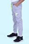 Or Stay Away Text Printed Highlighter Boys Sweatpants with Cargo Pocket - 2