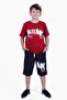 Nuk Dg Text Printed Boy's Summer Suit - 3