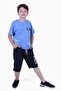 Iba Zone Text Printed Boy's Summer Suit - 7