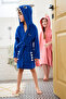 Hooded Girl-Boy Children's Bathrobe Cotton-Shark