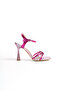 Fuchsia women's stiletto heels - 3