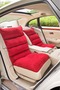 Red Color Breathable Car Seat Back Cushion Lumbar Support Sitting Cushion Orthopedic Cushion - 4