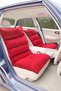 Red Color Breathable Car Seat Back Cushion Lumbar Support Sitting Cushion Orthopedic Cushion - 3