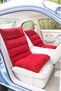 Red Color Breathable Car Seat Back Cushion Lumbar Support Sitting Cushion Orthopedic Cushion - 2