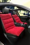 Red Color Breathable Car Seat Back Cushion Lumbar Support Sitting Cushion Orthopedic Cushion - 5