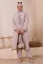 Hijab Ayrobin Double Suit Large Size Tunic Trousers Women's Stone