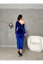 Velvet One Shoulder Dress - 3