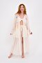 HAM WINDOWED HAND EMBROIDERED SPECIAL DESIGN KIMONO KAFTAN - 6
