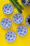 Mess Fulya Porcelain Tea Plate Set 12cm 6 Pieces