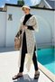 Open Front Pareo 498-601 Beige - 6
