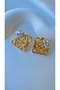 CUSTOM DESIGN SQUARE STEEL EARRINGS - 2