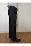 Classic Cut Black Fabric Trousers - 3