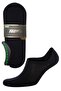 Men's 12-Pack Black Bamboo Sneakers Socks Set 10601