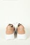Women's Camel Genuine Leather Sneakers - 5