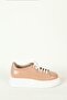 Women's Camel Genuine Leather Sneakers