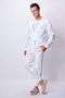 100% Linen White Suit Blazer Jacket & Trousers - 4