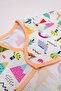 Patterned Unisex Baby Food Bib Girl Boy Baby Bib & Activity Bib Collar Liquid Proof 0-2 - 3