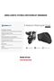 Sym Joymax Z Plus 250 Motorcycle Cover, Rear Bag Compatible Cover - Black - 3