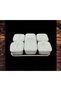 5-Piece Porcelain Breakfast Bowl with Cover and Tray without Spoon - 4