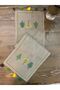 - عداء ديكور مطرز يدوياً - خشب الصنوبر - 7