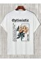 Unisex Optimistic Printed Short Sleeve 100% Cotton t-shirt - 3