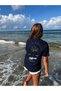 Unisex Santa Barbara Printed Short Sleeve 100% Cotton T-Shirt