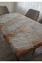 Linen Gardenia Wearing Laced Luxury Living Room Set 5 Pieces Cream - 3