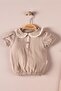 6-18 Months Baby Muslin Set - Scallop Collar, Short Sleeve, 100% Cotton - 2