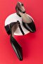 Genuine Leather Low Heel Shoes Vdt.010 Black - 3