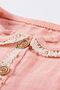 6-18 Months Baby Muslin Set - Scallop Collar, Short Sleeve, 100% Cotton - 4