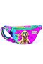 Purple Pink Dog Patterned Children's Waist Bag - 11525