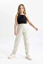 Z8779A6/Bg779 Defacto Girl's Tracksuit Bottom Lt.Beige - 2