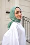 Pleated Scarf Hijab Mint Green - 3