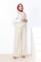 Vest and Trousers Linen Two-Piece Set 1035 - Stone