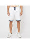 Men's Blue Elastic String Waistband Shorts