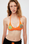 Çiçek Örgülü Kuruma Bikini Üstü