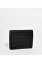 Men's Black Textured Card Holder - 2