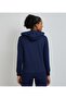 Women's Blue Plain Hoodie - 2