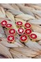 Gold Plated Red Star Spacer/2Pcs (51786) - 3
