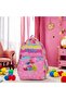 Waterproof 3-Compartment Primary School Girl Backpack with Water Bottle Holder - 3