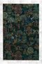 Green Blue Themed Forest Flowers Patterned Creative Modern Decorative Carpet 5172