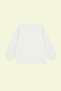Ecru*003 Girls Seasonal-Thin Butterfly Patterned Crew Neck Knitted Sweatshirt Tkdaw25Sw00001 - 3