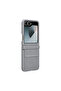Galaxy Z Flip 6 Vegan Leather Case Case - Gray - 4