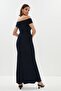Bardot Cut Ruched Maxi Dress - BCC01152 - 3